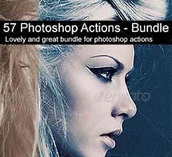 PS动作－57个非主流色调处理：57 Photoshop Actions [Bundle]